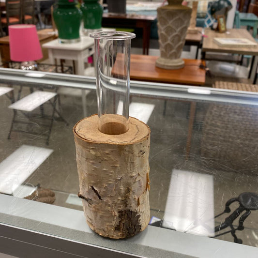Test Tube Vase in Birch
