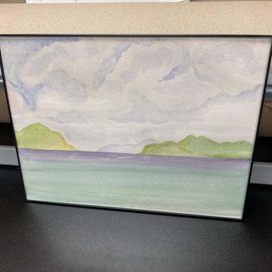 Unsigned Seascape Watercolor