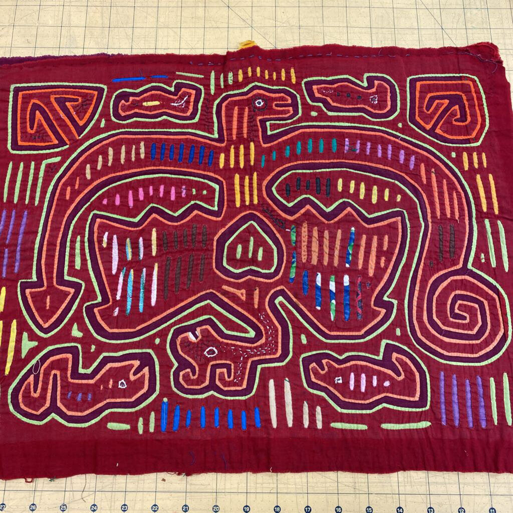 Unframed Mola Textile