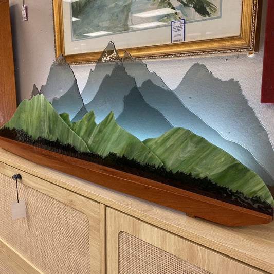 Tintic Mountain Tablescape Stained Glass