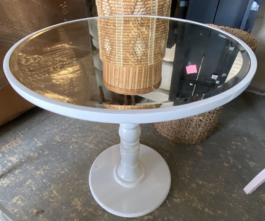 Round Mirror Top Table