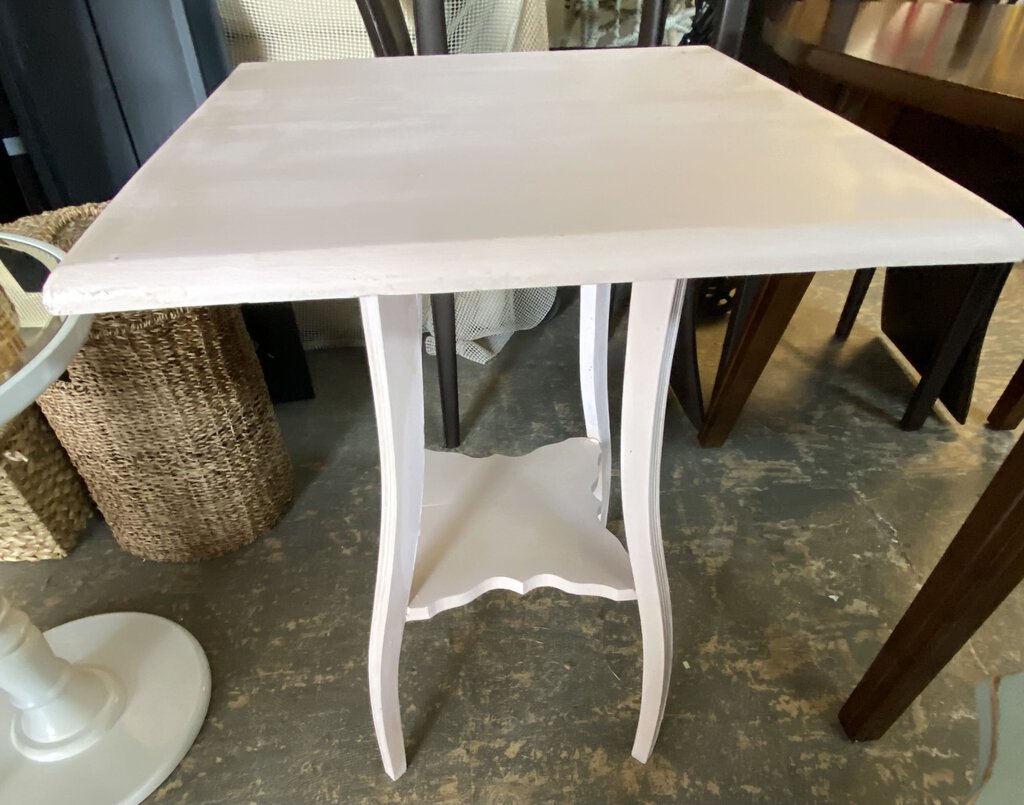 Square/ One Shelf Side Table - Vintage