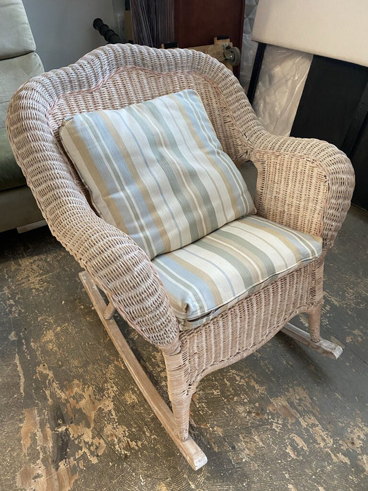 Wicker Rocker w/Cushions