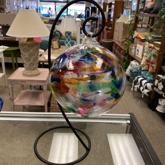 Large Blown Glass Witch Ball