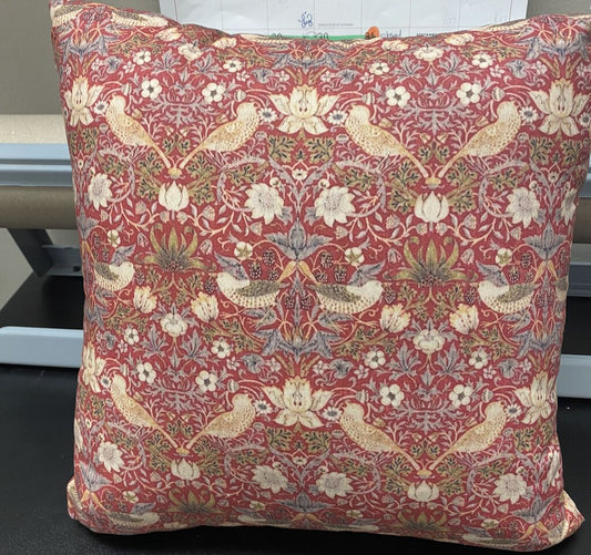 William Morris Inspired Print Pillow