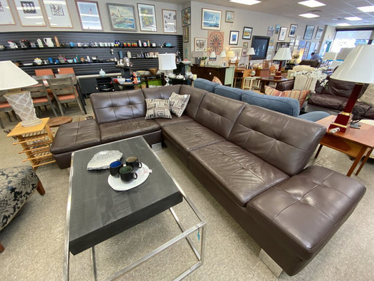 W Schillig Leather Sectional