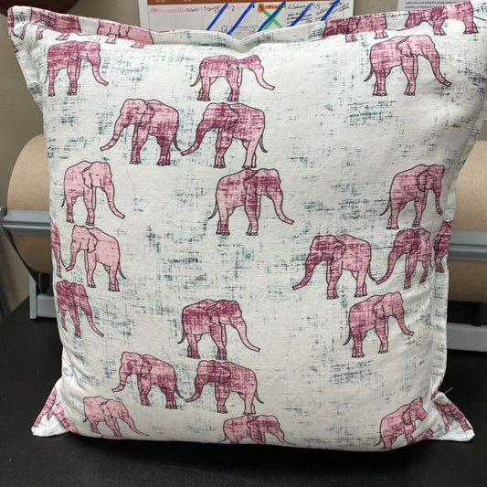 Elephant Print Pillow