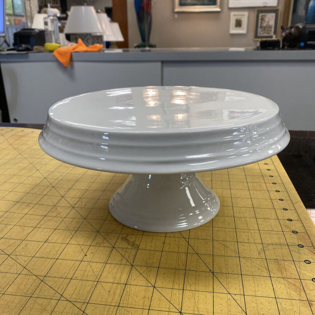 Ceramic Pedestal Cake Plate