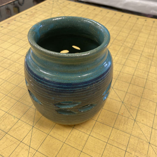 Stoneware Votive Holder