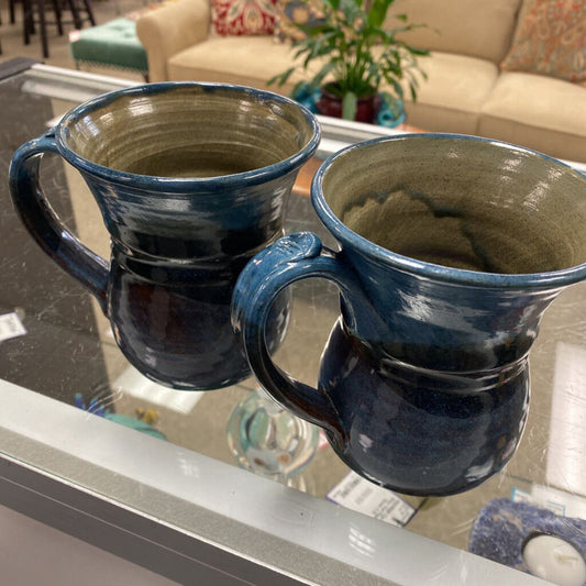 2x Down to Earth Pottery Mugs