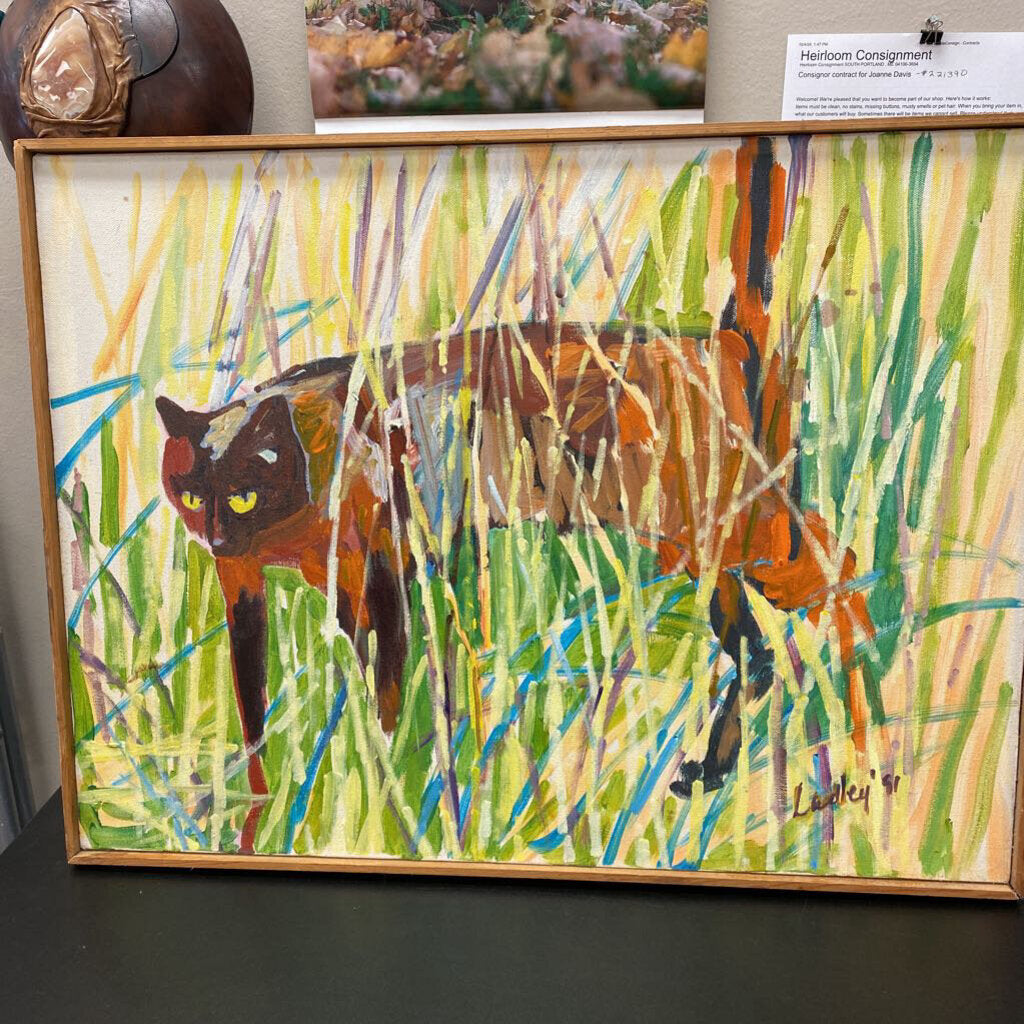 Annie Bendel Ladley Siamese Cat Acrylic