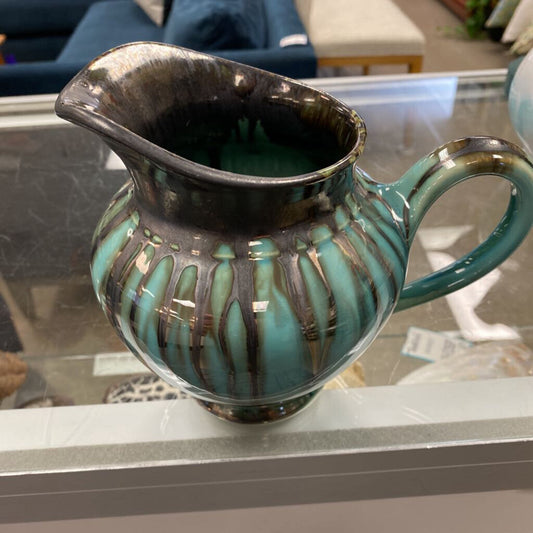 Edgecomb Pottery Drip Glaze Pitcher