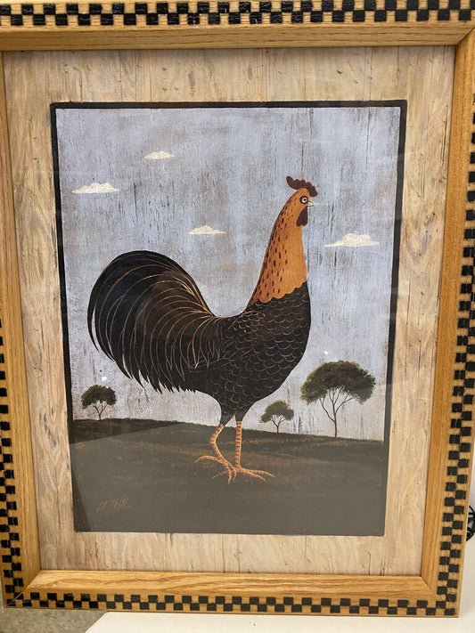 Chicken Print - Brown Head