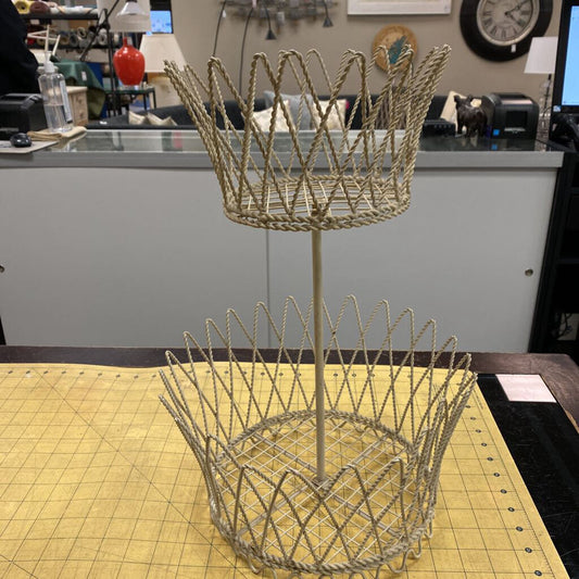 2 Tier Wire Fruit Basket