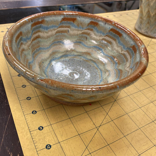 Dan Keegan Stoneware Pottery Bowl