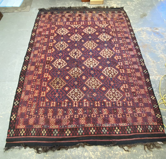 Wool Kilim Area Rug