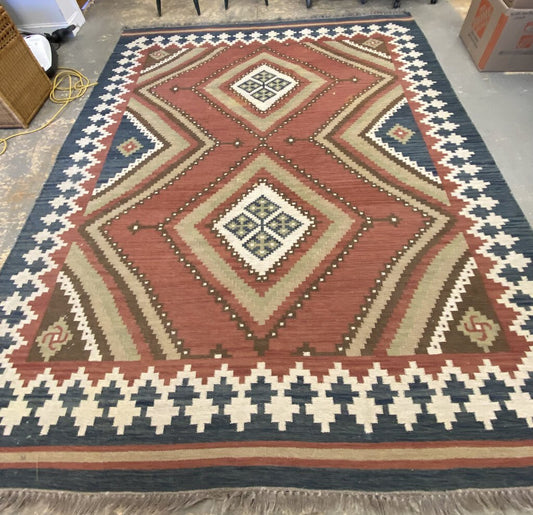 Wool Kilim Area Rug