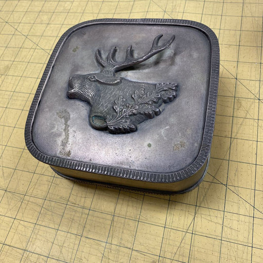 Stag Decor Metal Box