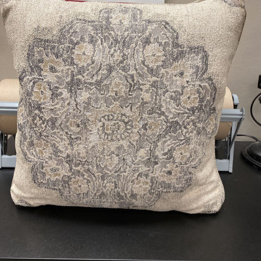 Velour Medallion Style Pillow