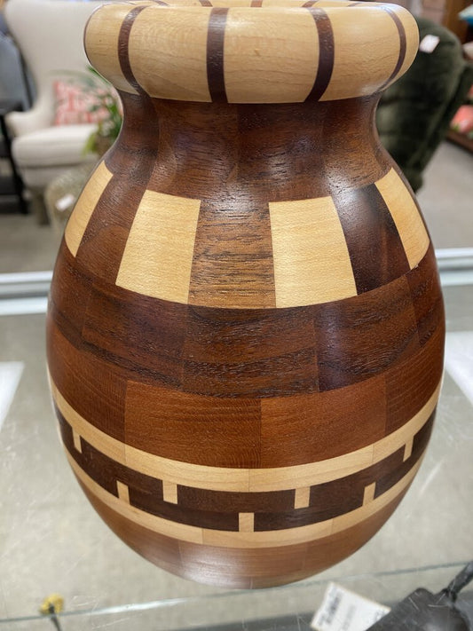 Hand Turned Wood Vase