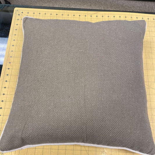 Basket Weave/Linen Accent Pillow