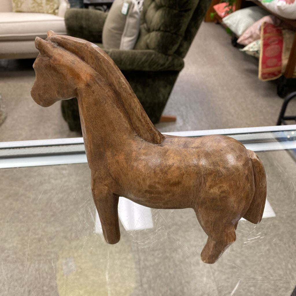 Wooden Tang Dynasty Horse Figure