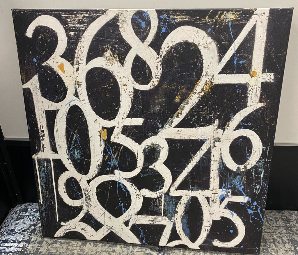 Canvas Art Numbers Erin Ashley