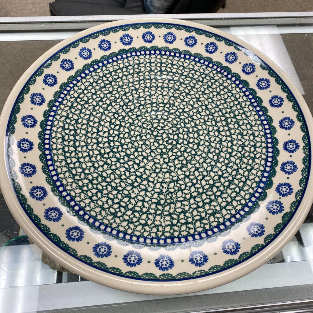 Polish Pottery Round Platter