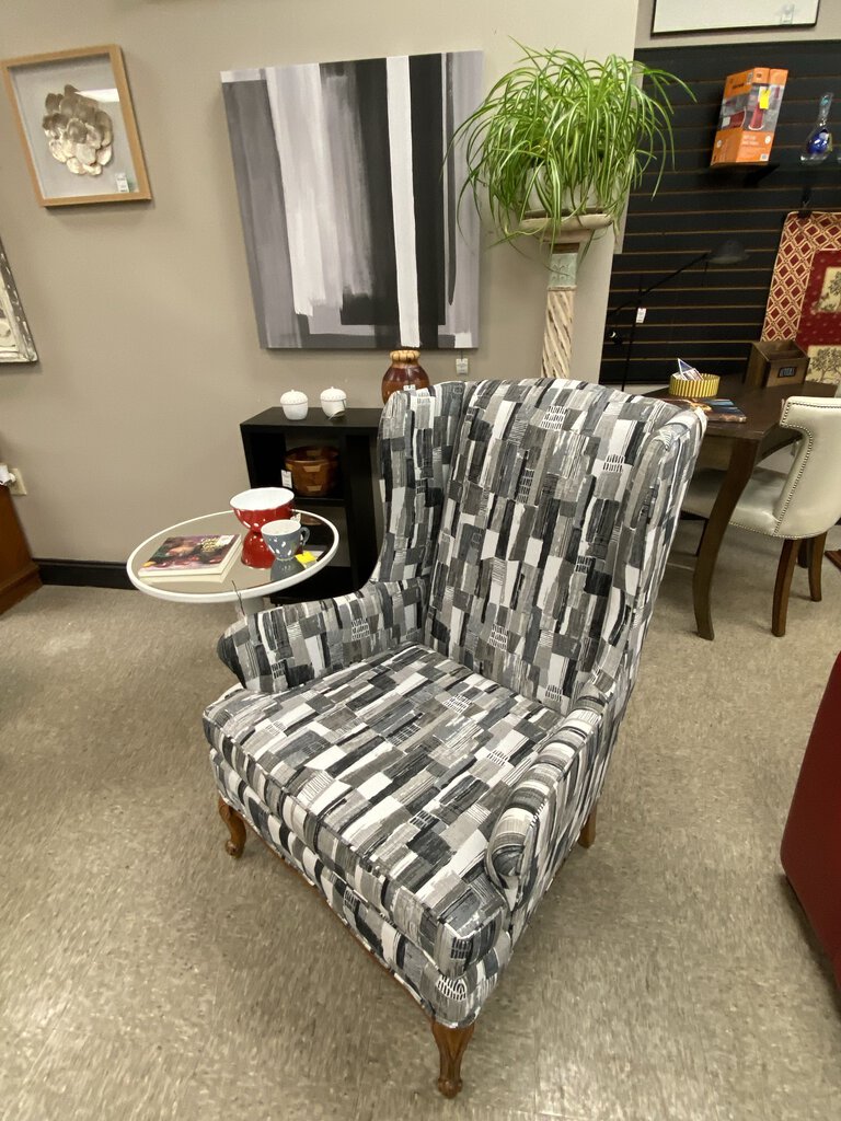 Reupholstered Vintage Side Chair