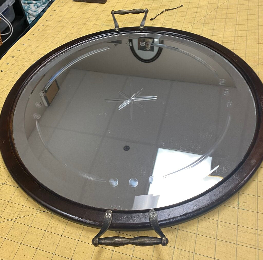Star Mirror Serving Tray