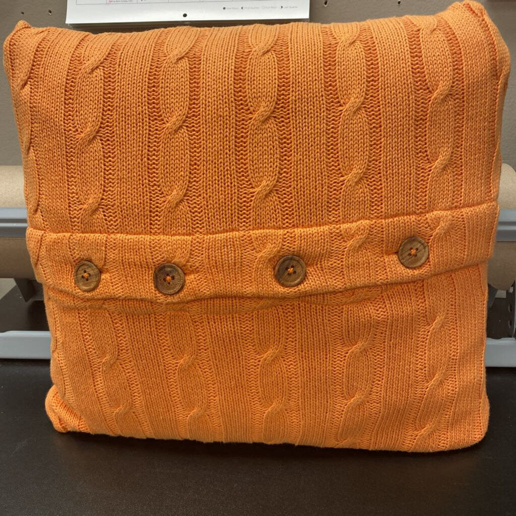 Cable Knitted Accent Pillow