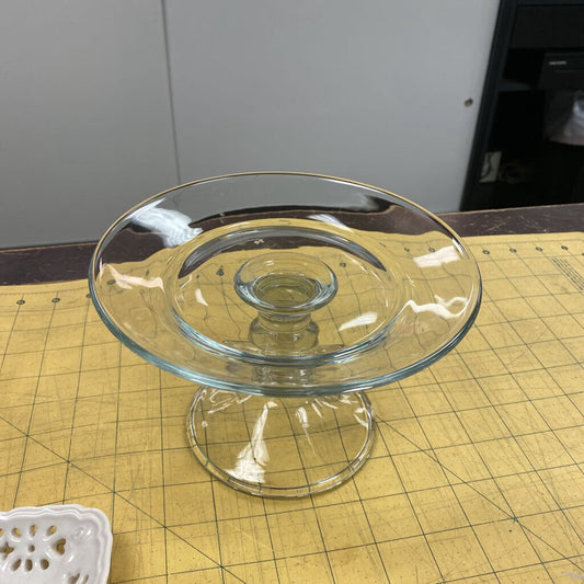 Glass Small Cupcake Pedestal