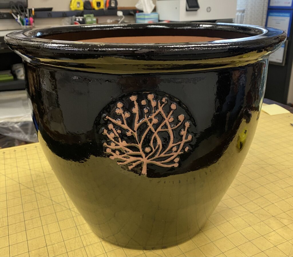 Unilog Glazed Plant Pot