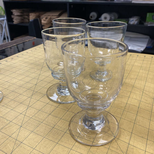 4x Simon Pearce Essex Goblets