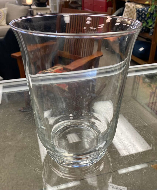 Glass Hurricane Candleholder