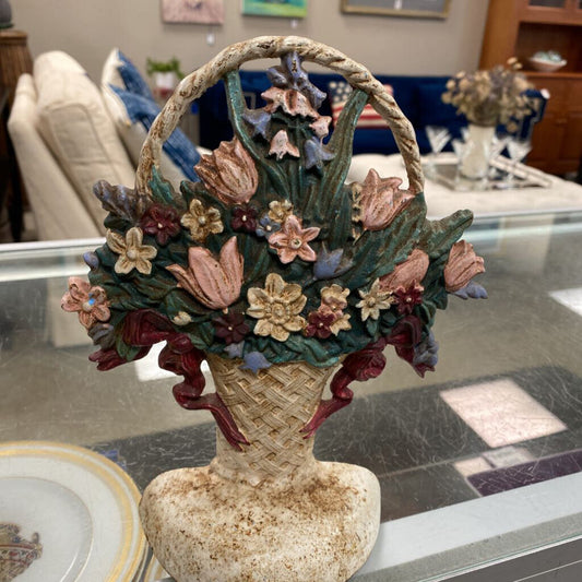 Midwest Importers Floral Doorstop