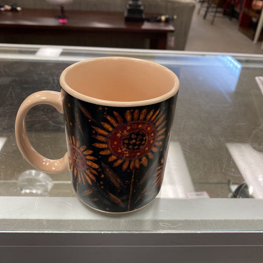 Lang and Wise Primitive Sunflower Mug