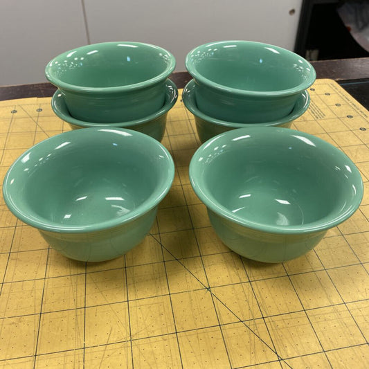6x Fiesta Ware Custard Cups