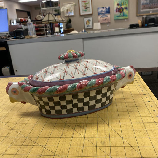Mckenzie Childs Picadilly Tureen