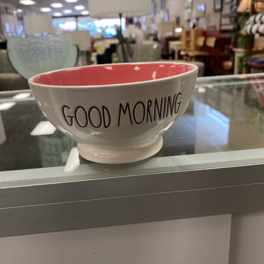 Rae Dunn Good Morning Cereal Bowl