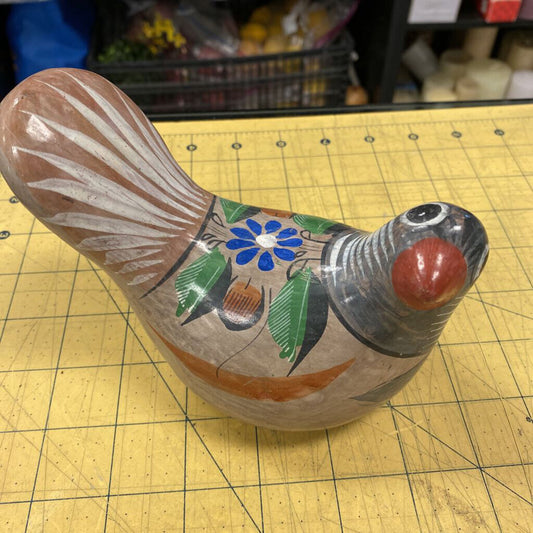 Mexican Tonala Pottery Bird Figure