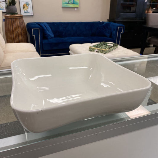 Porcelain Square Serving Bowl