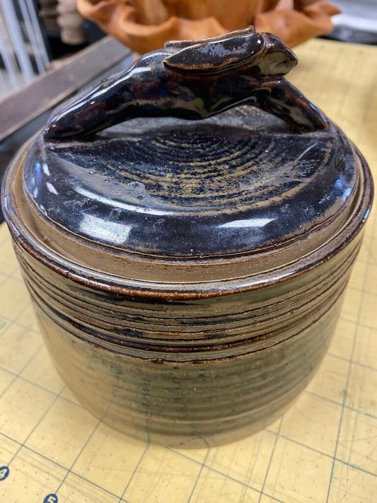 Japanese Water Jar w/Lid