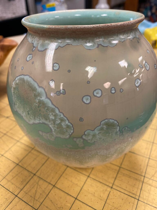 Janet Ducheaneau Pottery Urn Vase