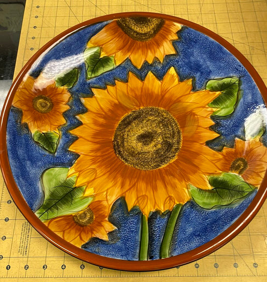 Home Sunflower Platter