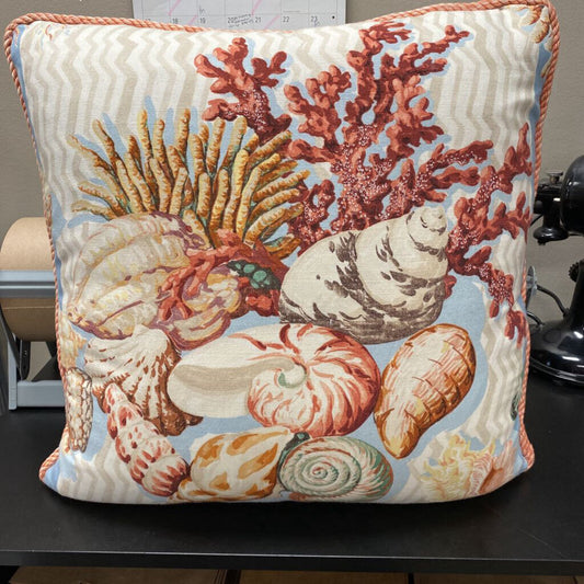Shell Printed Custom Pillow