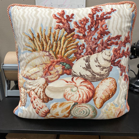 Shell Printed Custom Pillow