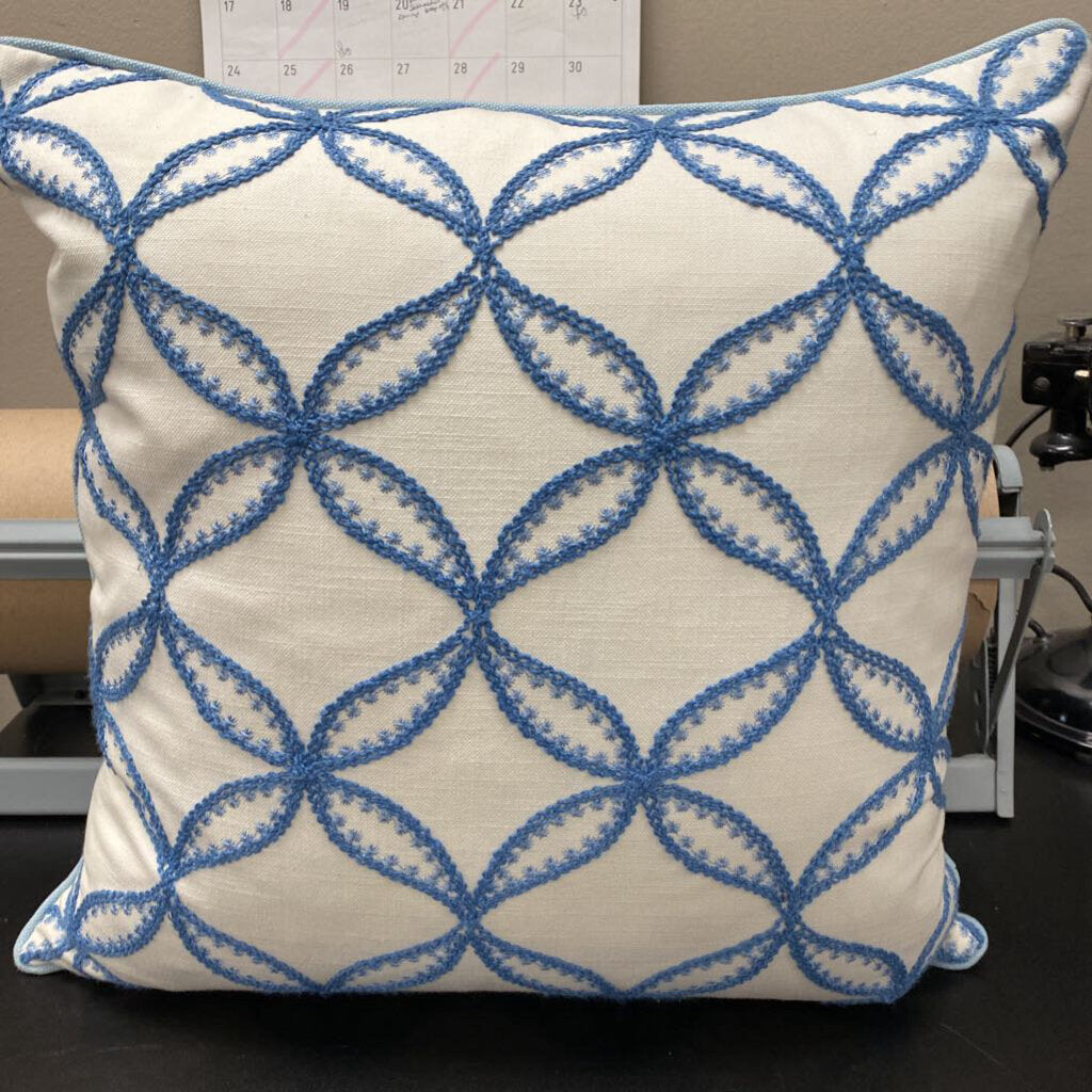 Custom Lattice Pattern Pillow