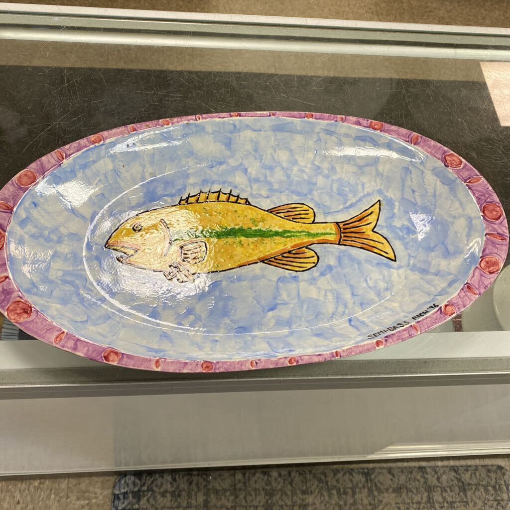 Suburban Pottery Fish Platter