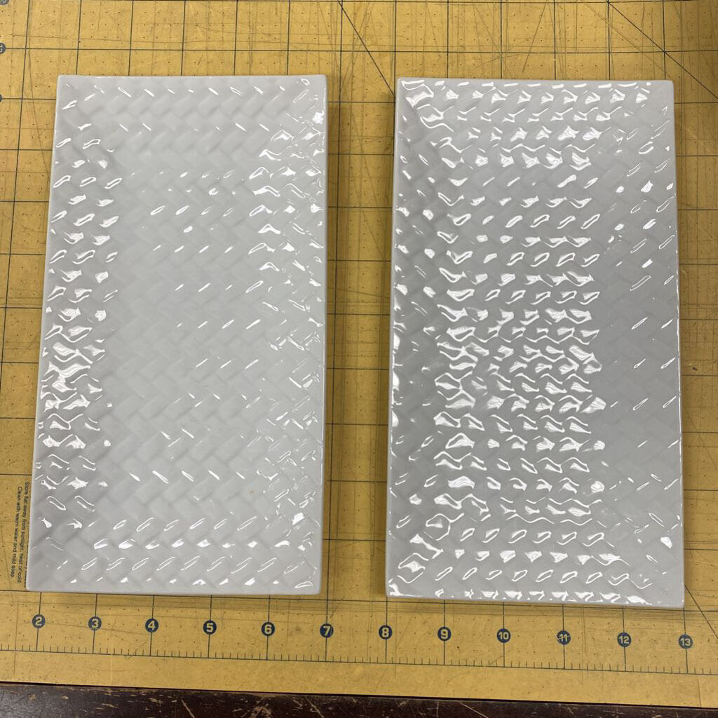 2x Ceramic Suahi Plates